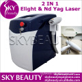 2 in 1 Elight and Tattoo Removal Laser Machine Q Switched Laser Nd:yag